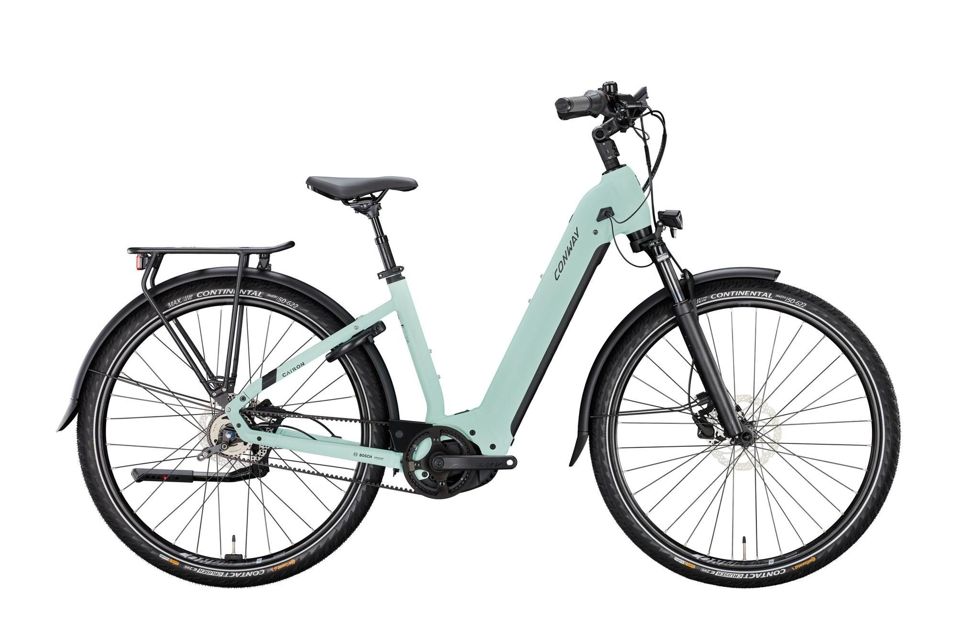 Conway Electric Trekking Bike Cairon T 4.5 (# 1) Ebike Con.cairon T 4.5 28 54 5sp Mint Mint