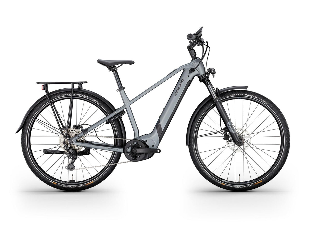 Conway Electric Trekking Bike CAIRON T 3.0 750 SE (# 1) Ebike Conw. CAIRON T 3.0 750 SE 28 41 9SP SIL. bl.