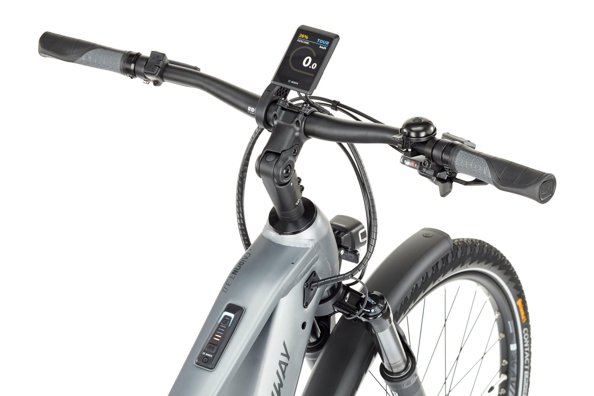 Conway Electric Trekking Bike CAIRON T 3.0 750 SE (# 1) Ebike Conw. CAIRON T 3.0 750 SE 28 45 9SP SIL. bl.