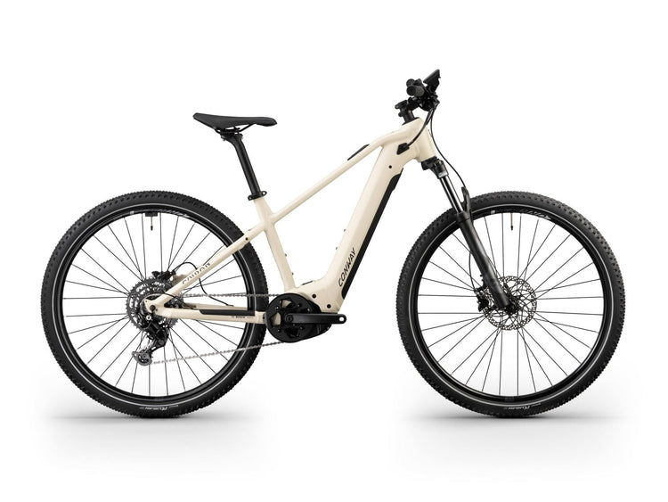 Conway VTT électrique semi-rigide cairon s 1.0 (#1) erad cairon s 1.0 hommes 29 l 9gg ivoire blk.matt