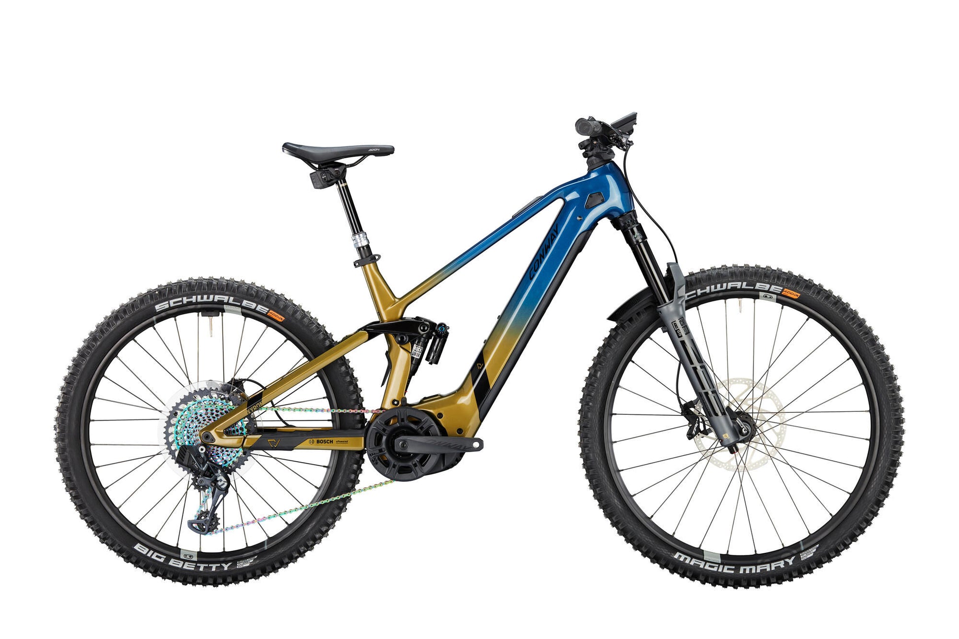 Conway Electric MTB Full suspension Xyron S 9,9 MX Mod en carbone. 23