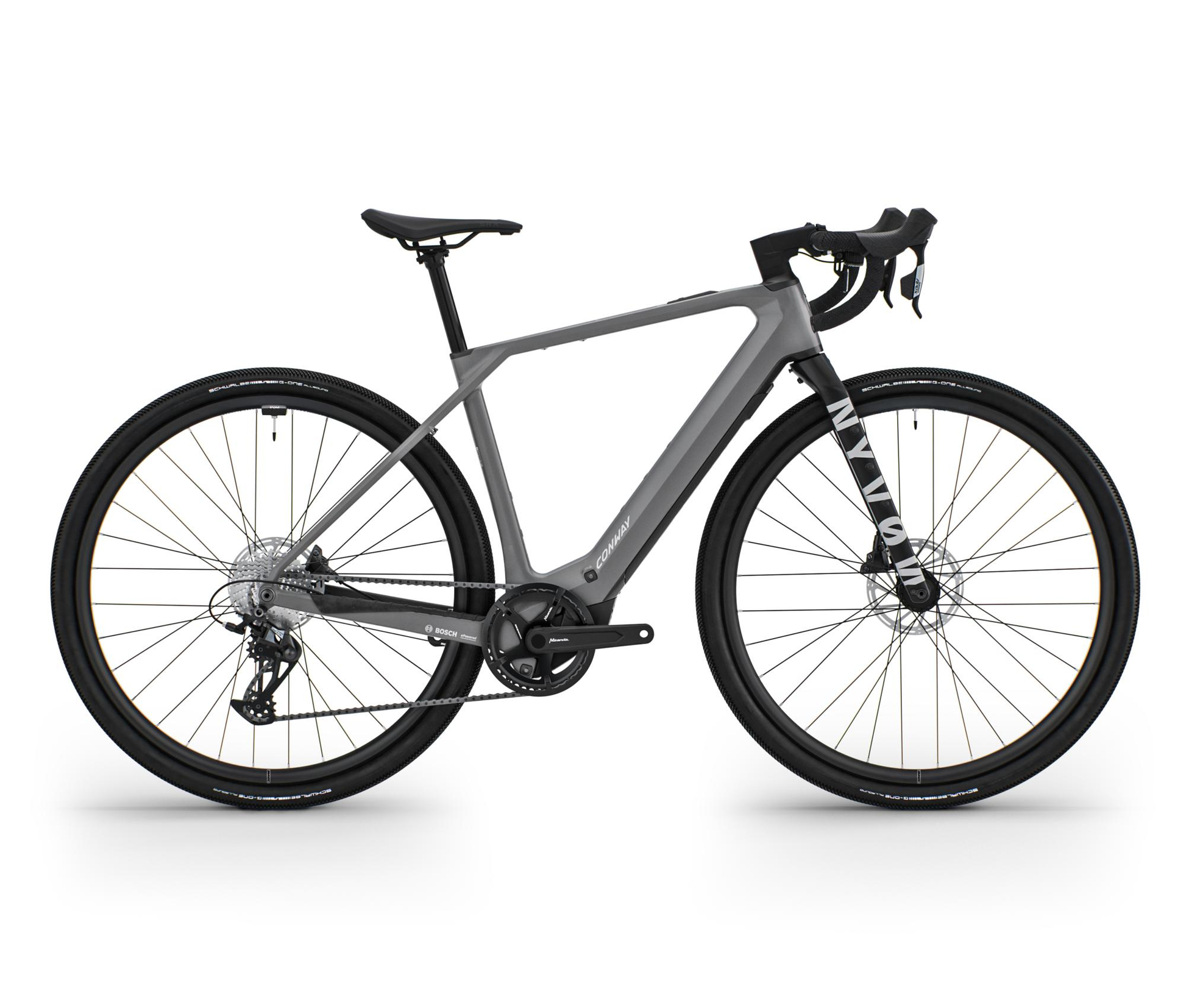 Conway elektrische allroad nyvon 9.0 mod. 24 ebike conw.nyvon 9.0 28 51 diam.12sp grey sil.