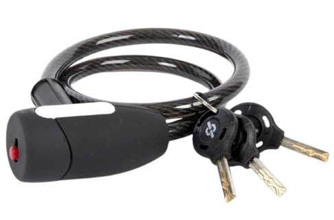 Python lock cable lock 10x60cm noir sur carte