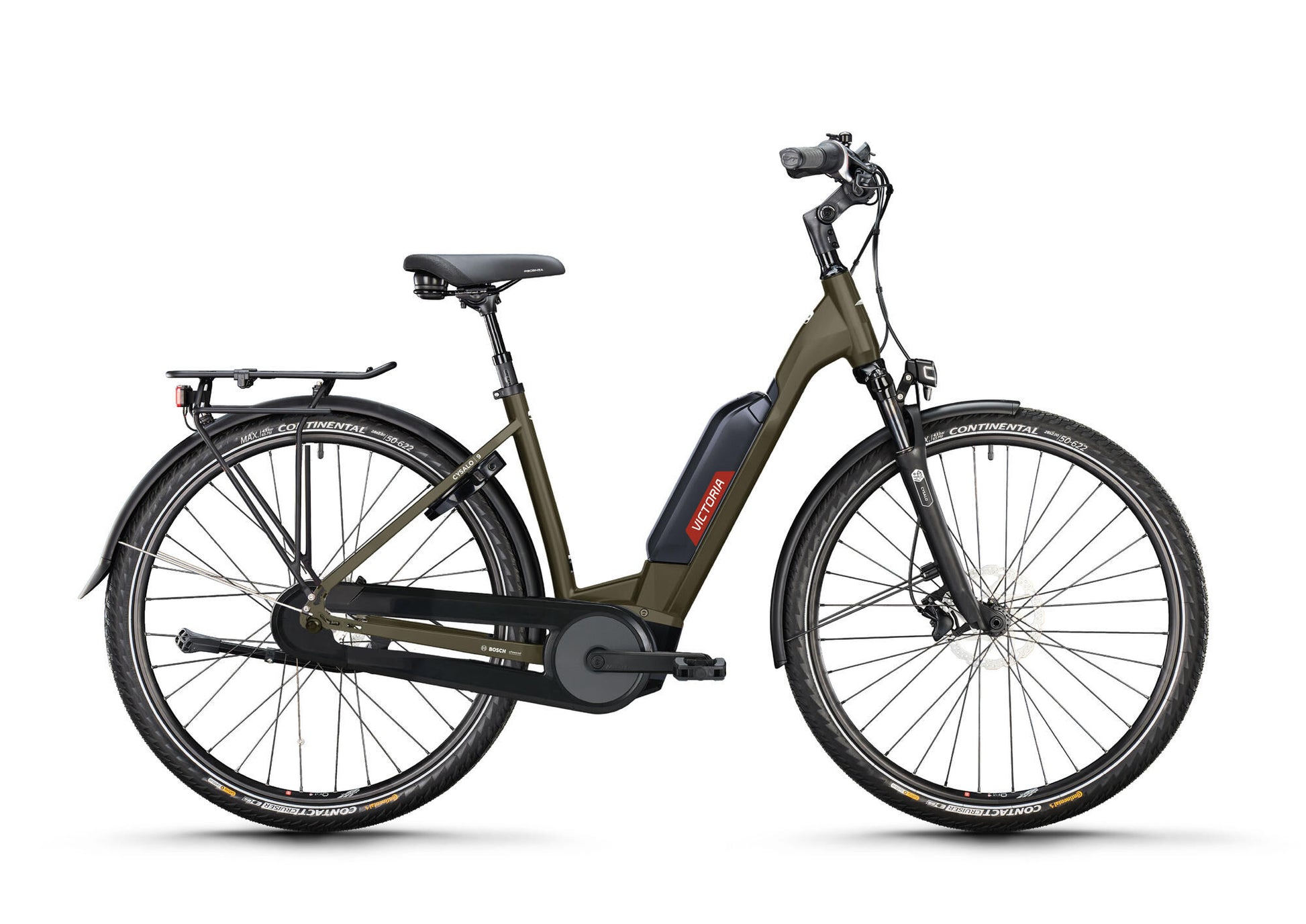 Victoria Electric Trekking Bike Cysalo 9 (# 1) Ebike Vict.Cysalo 9 26 44 Low Entry 7sp Gray