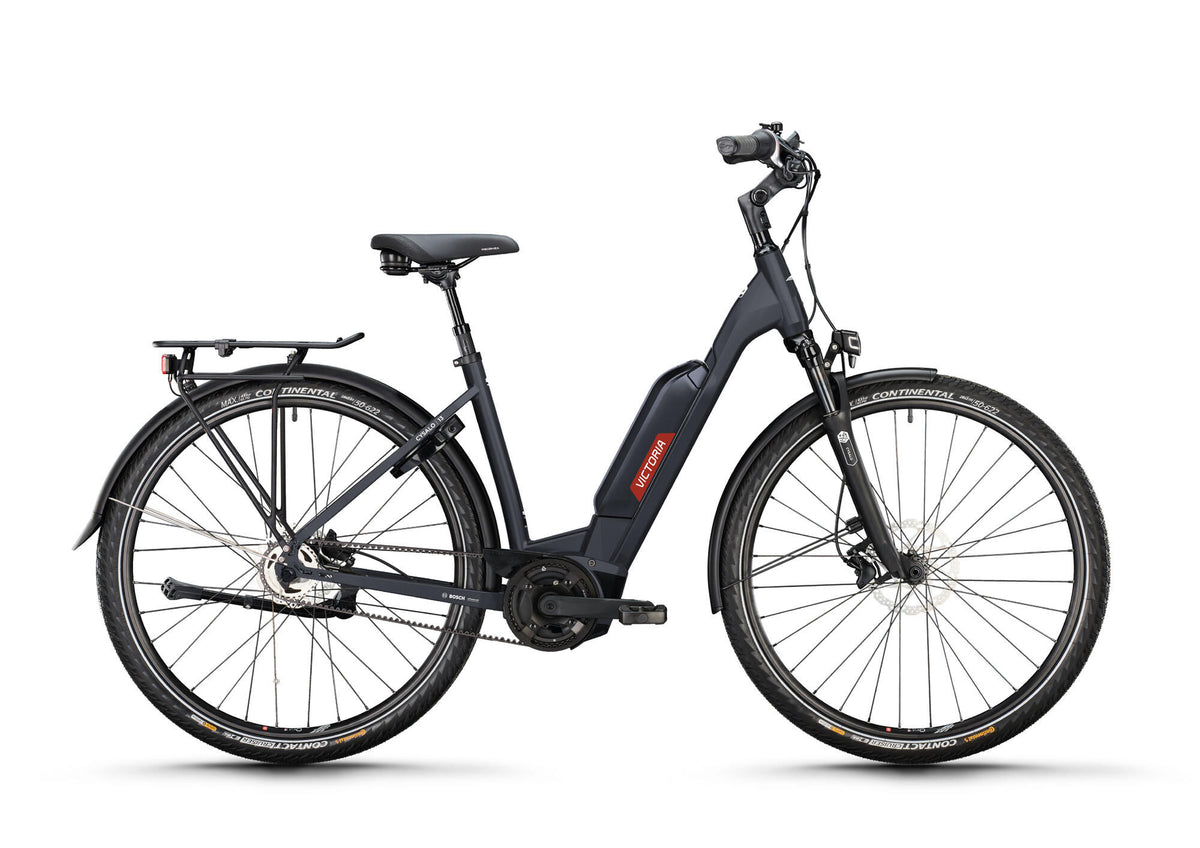 Victoria Electric Trekking Bike Cysalo 13 (# 1) Ebike Vic.Cysalo 13 28 48 Low Entry 7sp FW Black