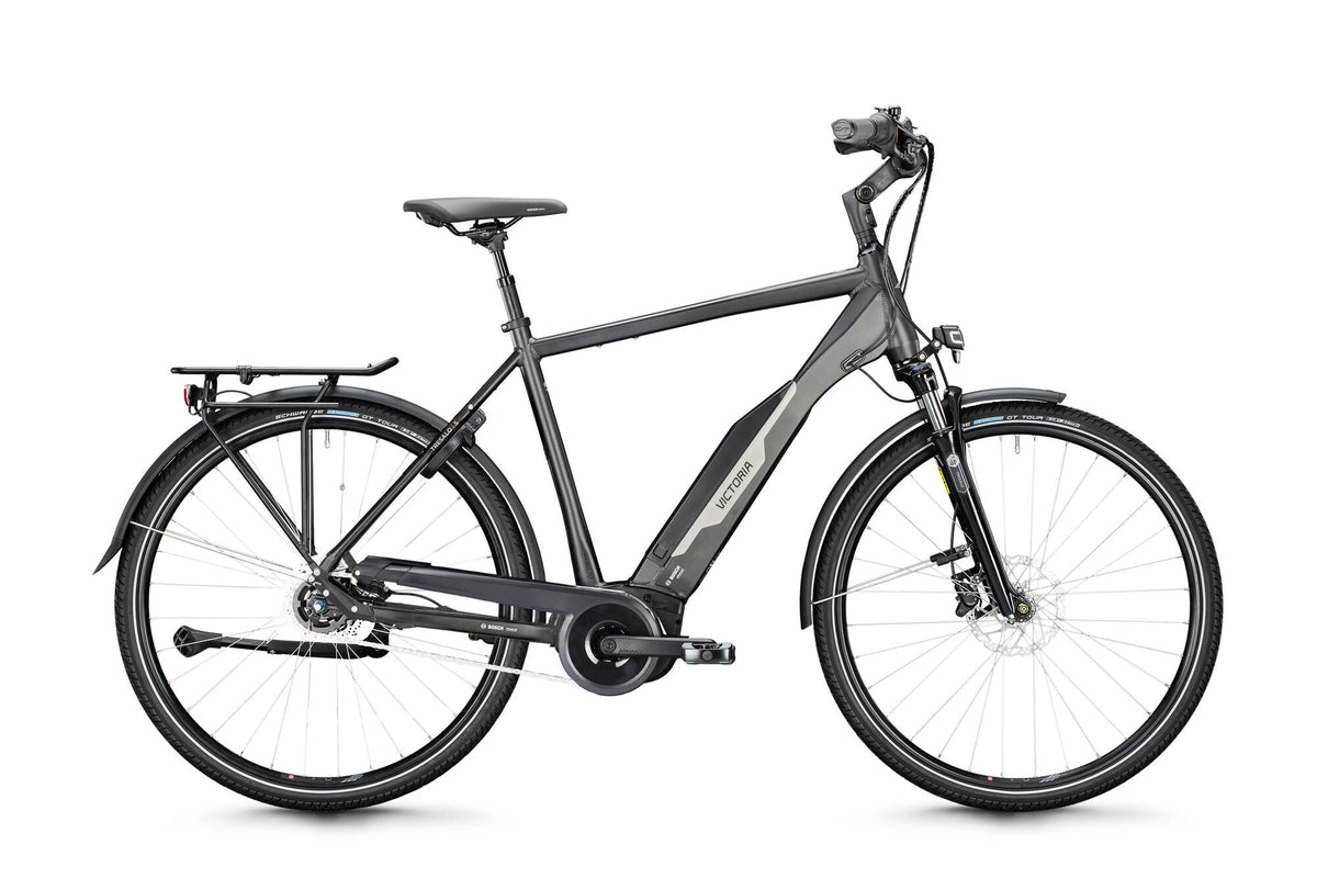 Victoria Electric Trekking Bike Tresalo 3 (# 1) Ebike Vic.Tresalo 3 28 58 Diam. 7SP FW Anth.Matt
