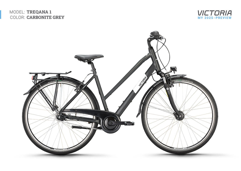 Vélo de trekking Victoria treqana 1 (#1) roue treqana 1 28 50 marches. 7gg de glucides. gris
