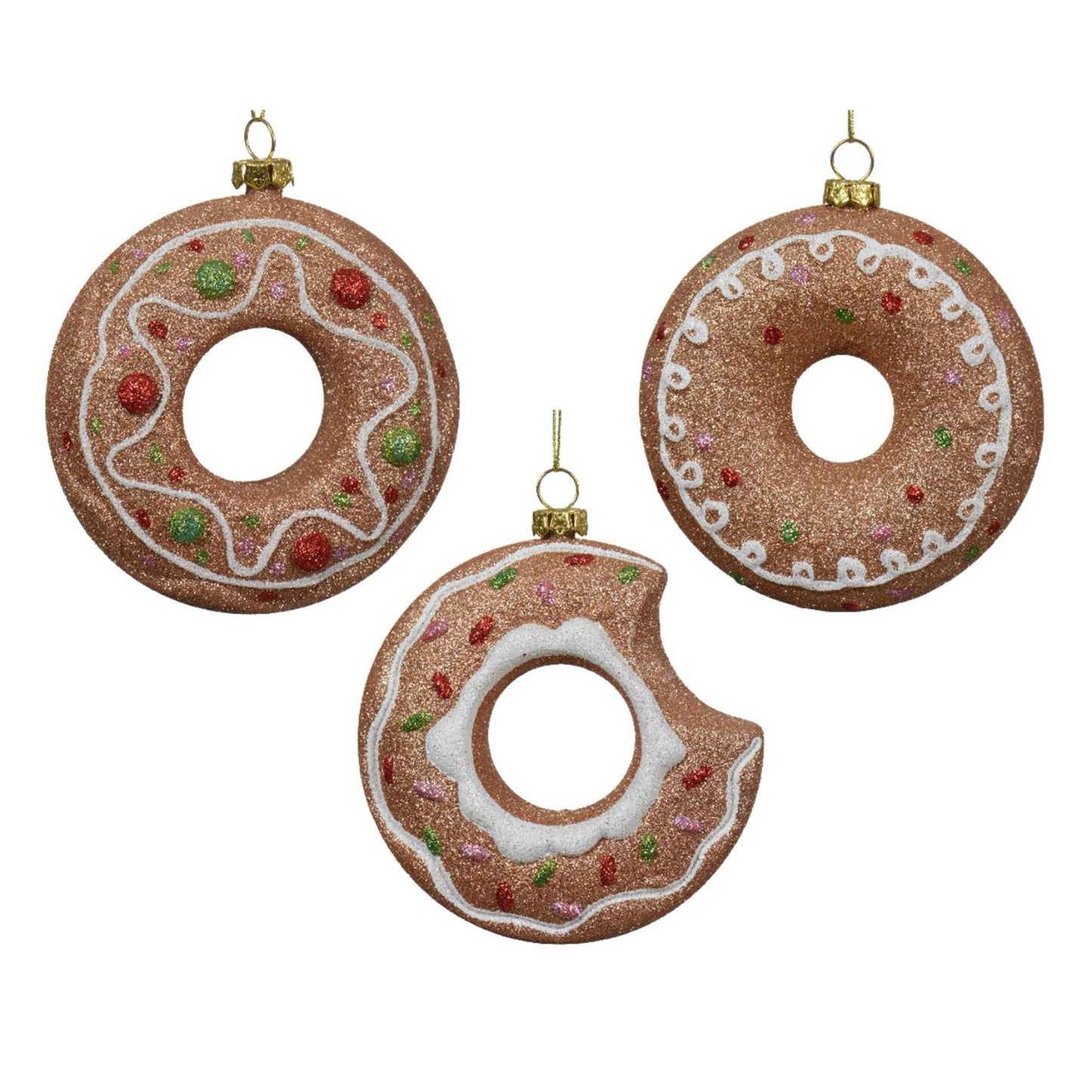 Decoris pendentif de Noël donut plastique dia.10cm