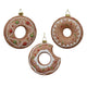Decoris pendentif de Noël donut plastique dia.10cm