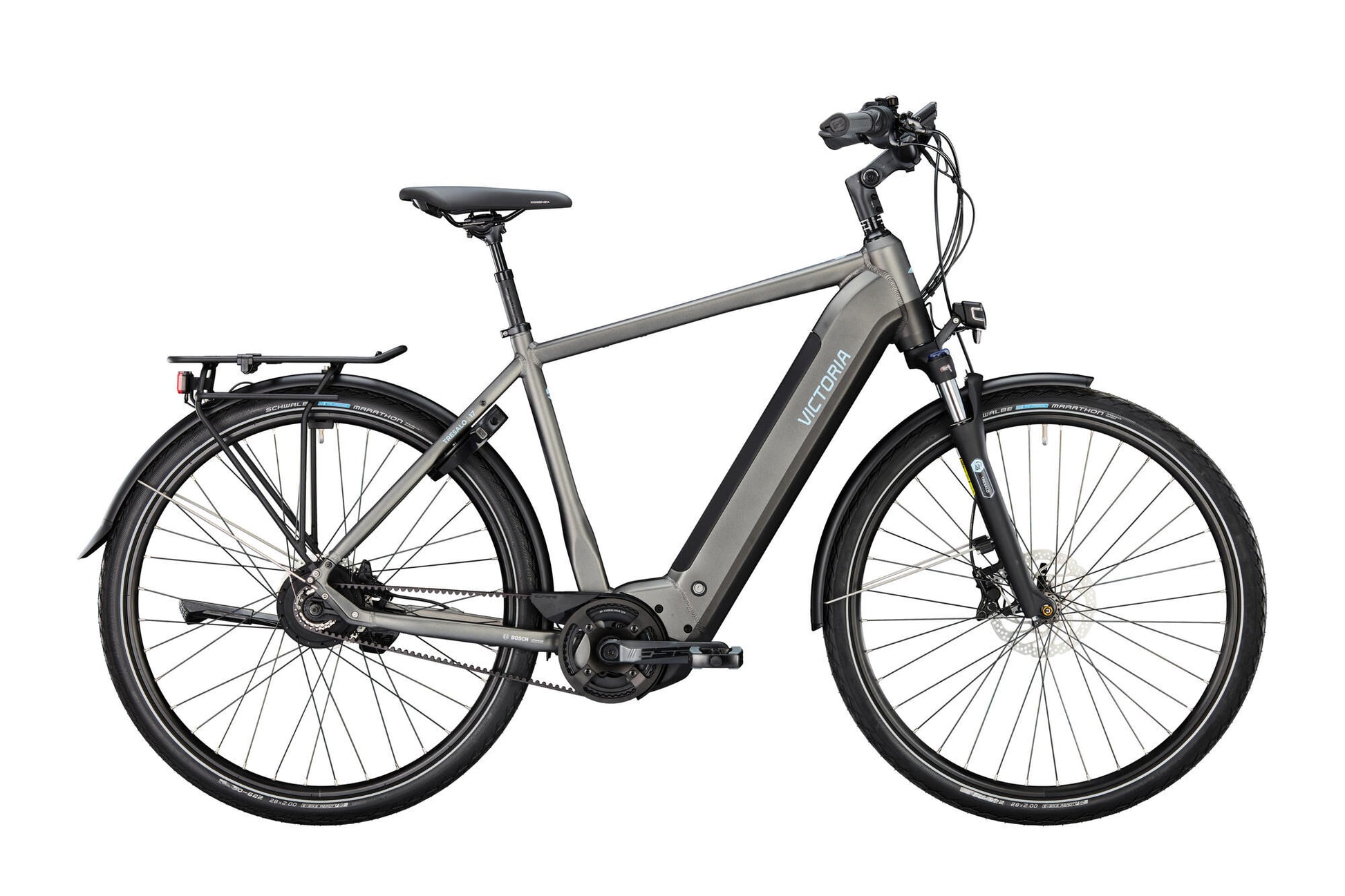 Victoria Electric Trekking Bike Tresalo 17 (# 1) Ebike Vict. Tresalo 17 28 55 Env. Chauve-souris noire