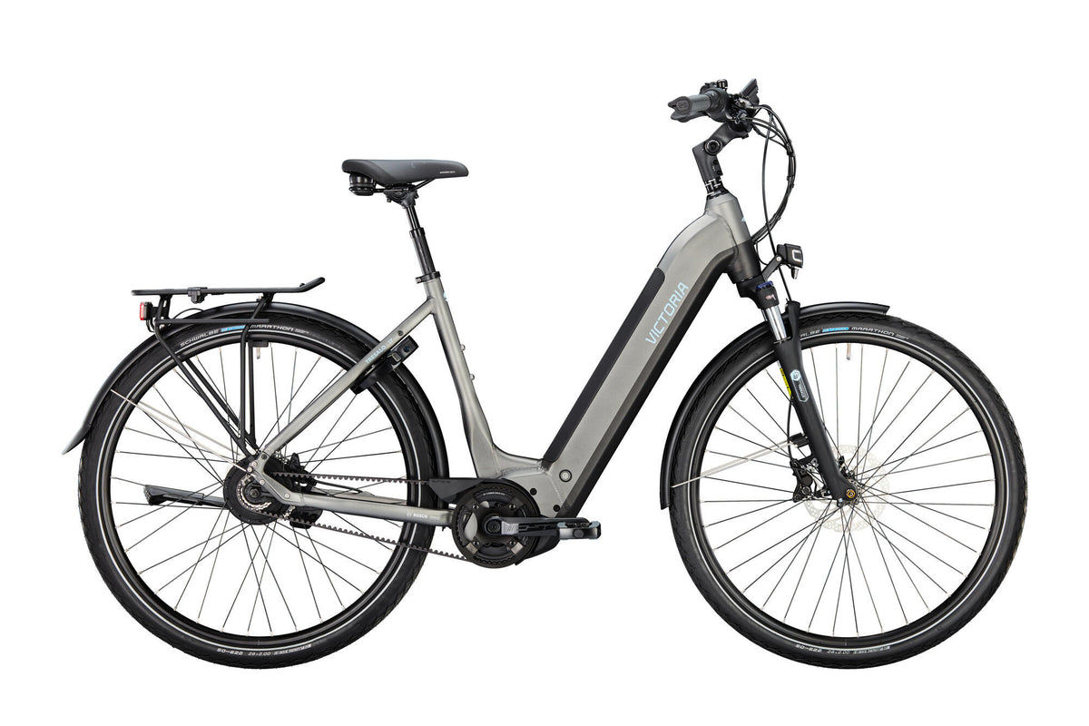 Victoria Electric Trekking Bike Tresalo 17 (# 1) Ebike Vict. Tresalo 17 28 52 Env. Vague batte noire