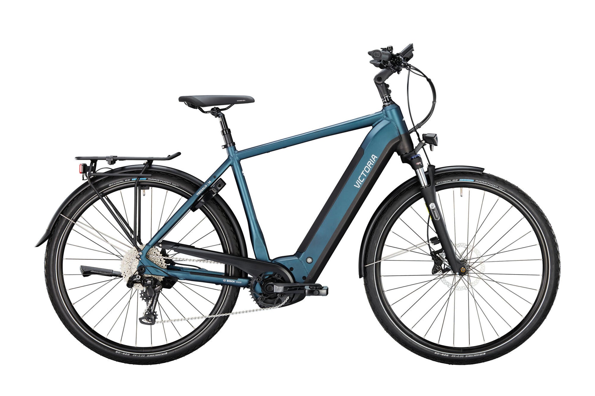 Victoria Electric Trekking Bike Tresalo 14 (# 1) Ebike Vict. Tresalo 14 28 50 10 10s nocturnes sombres