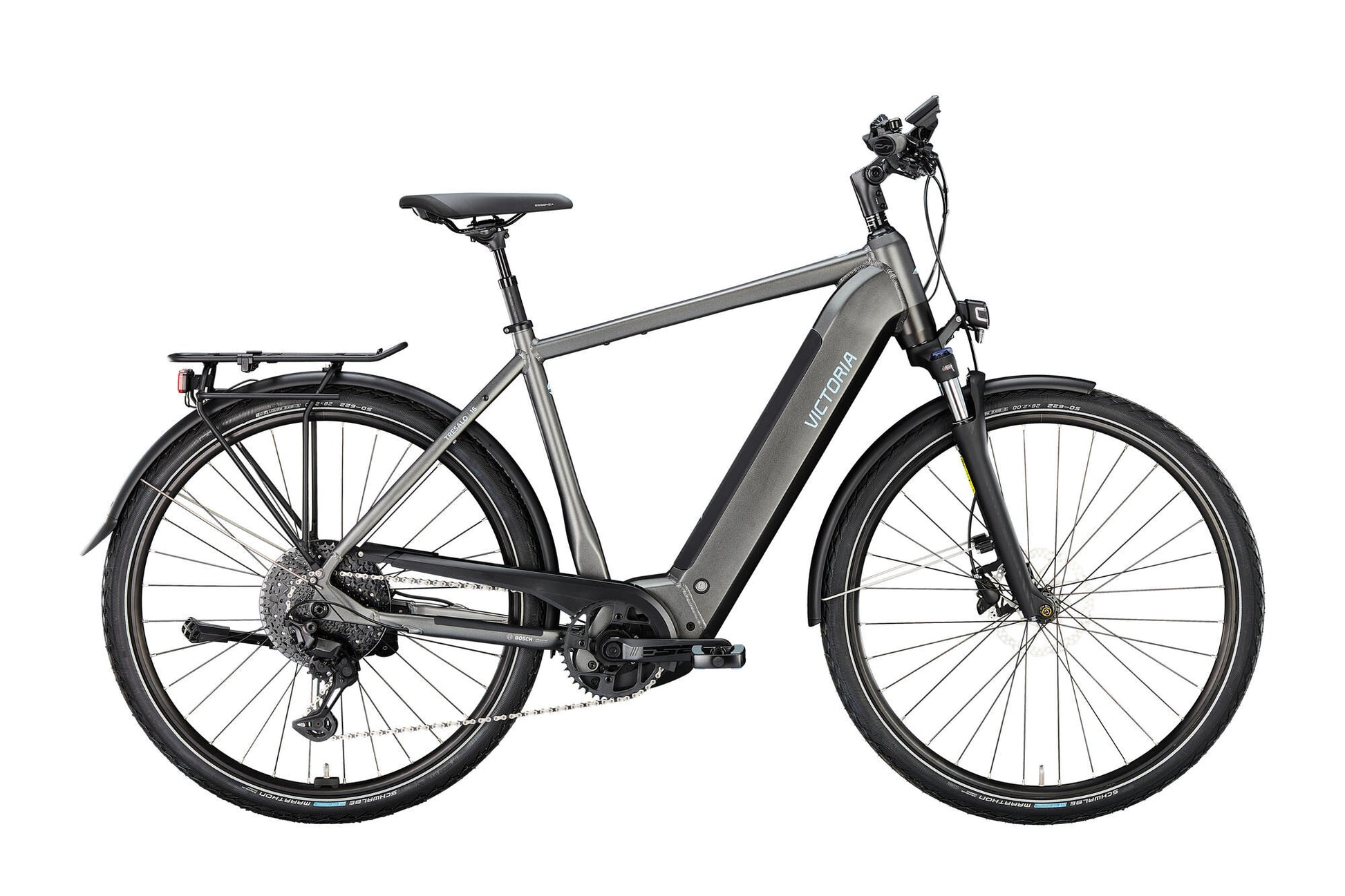 Victoria Electric Trekking Bike Tresalo 16 (# 1) Ebike Vict. Tresalo 16 28 50 11Sp bat black