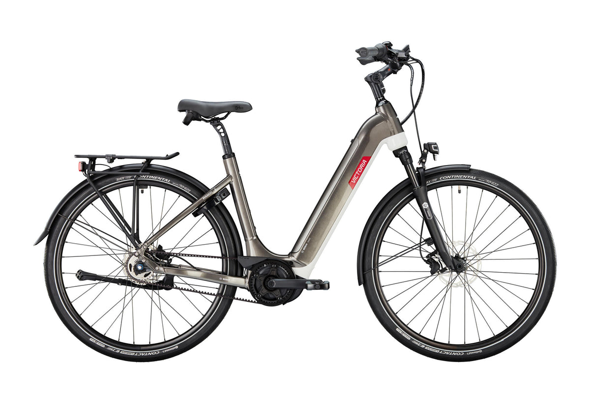 Victoria Electric Trekking Bike Manoc 3 (# 1) Ebike Vict. Manoc 3 28 46 Gris de l'onde 5sp