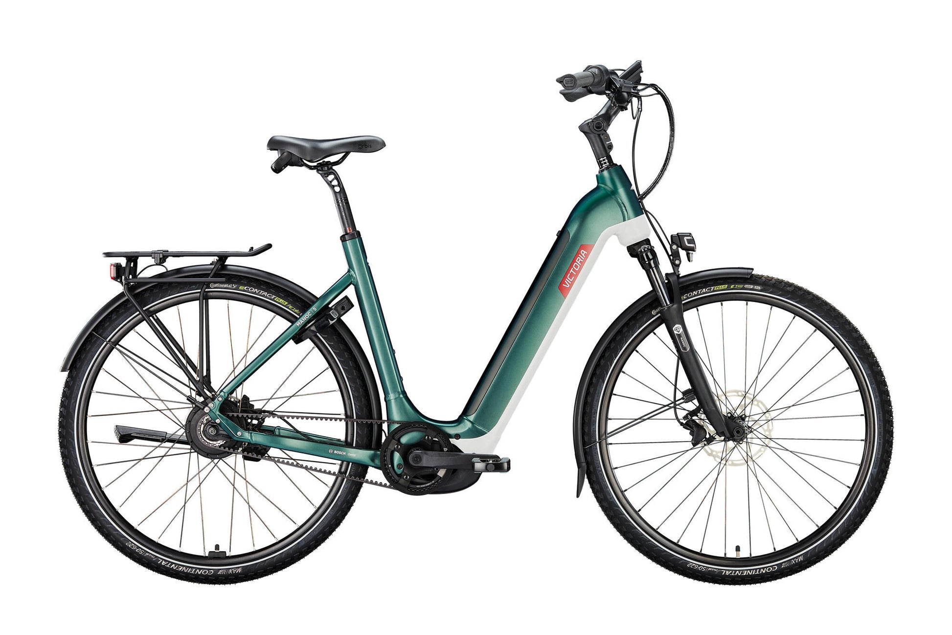 Victoria Electric Drawing Bike Manoc 5 Mod. 24 Ebike Manoc 5 28 46 Wave Env. Green Matt