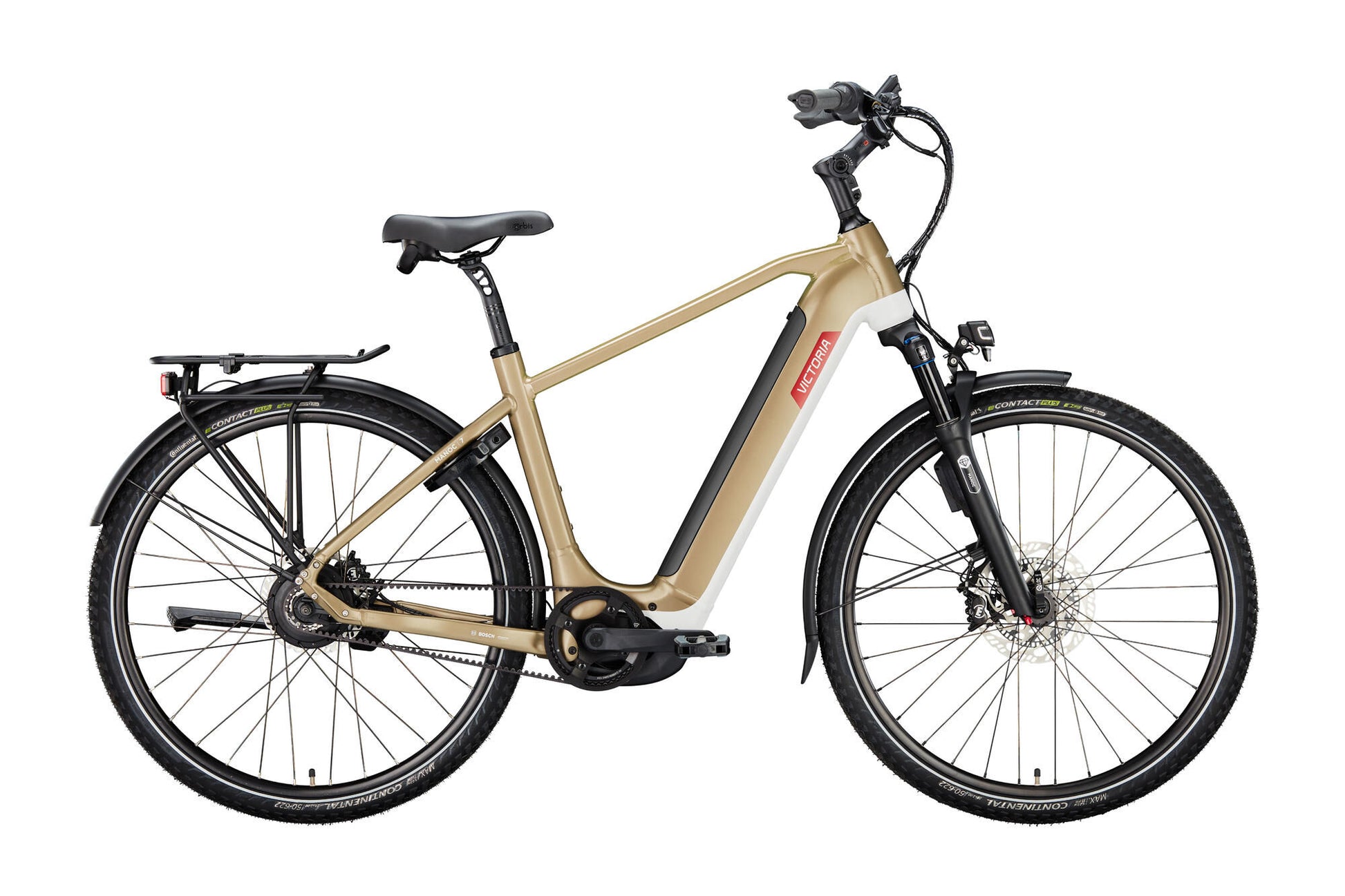 Victoria Electric Trekking Bike Manoc 7 (# 1) Ebike Vict. Manoc 7 28 58 Env. gris