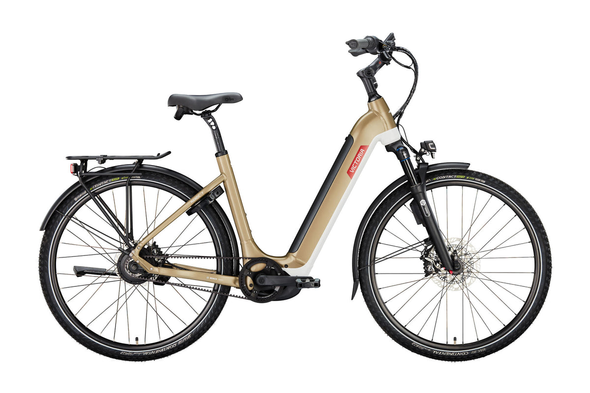 Victoria Electric Trekking Bike Manoc 7 (# 1) Ebike Vict. Manoc 7 28 46 Env. Vague gris