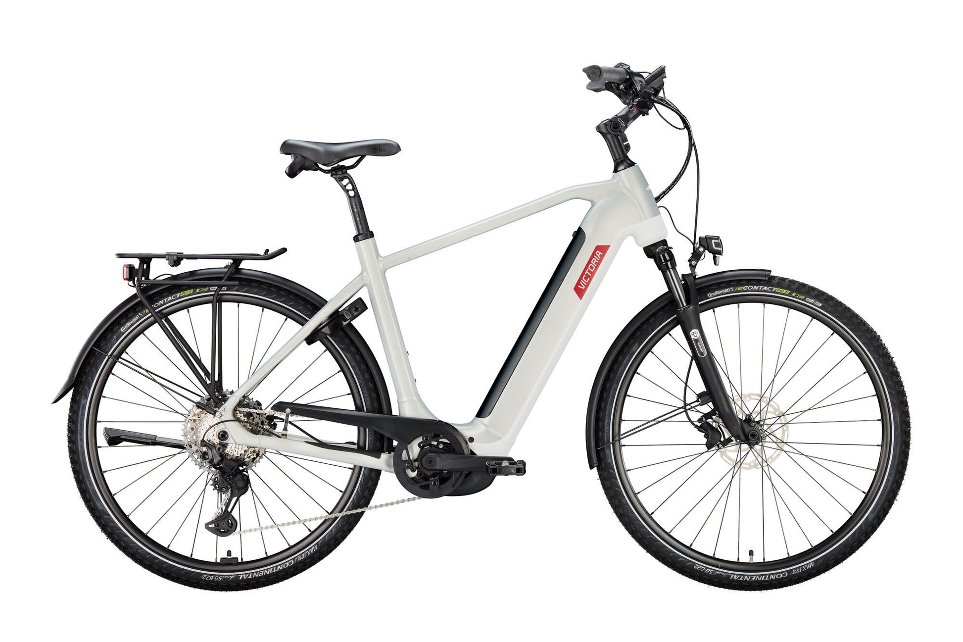 Vélo de trekking électrique Victoria manoc 6 (#1) ebike vict. manoc 6 28 58 11sp blanc