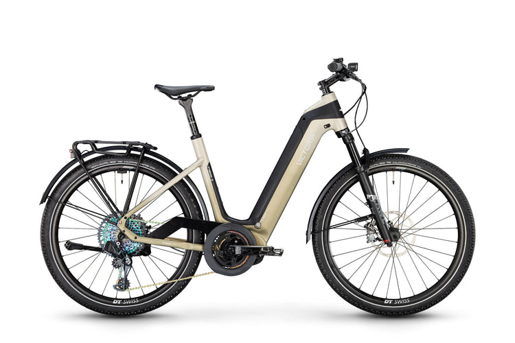 Victoria Electric SUV Fybron 8 (# 1) Ebike Vict.Fybron 8 28 51 12sp Wave Wheat Beige