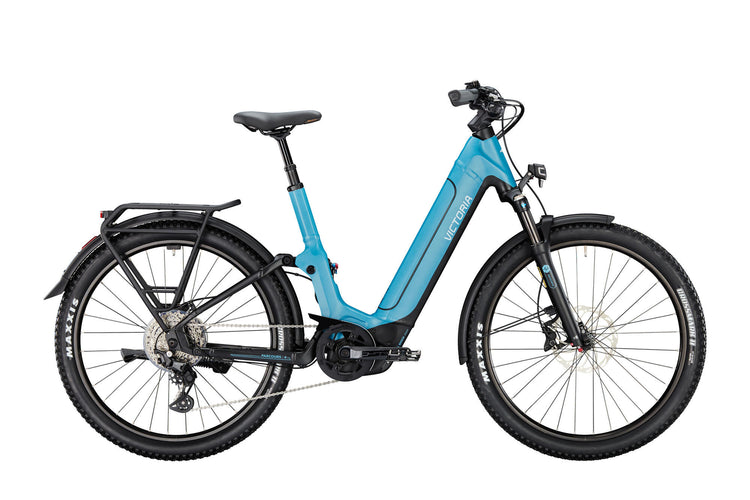 Victoria electric tout suspendu trail 4 (#1) vélo électrique vict.parcours 4 28 51 10sp wave blue