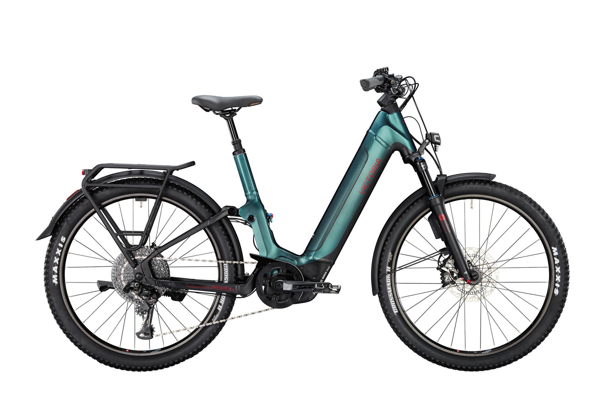 Victoria électrique tout suspendu trail 6 (#1) ebike vict. cours 6 28 56 11sp vague noir