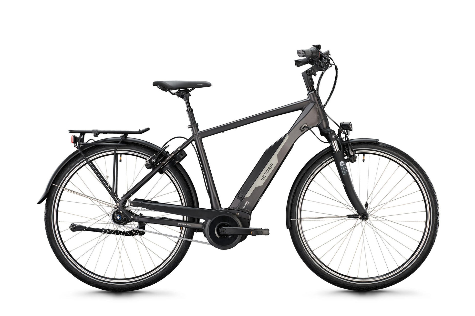 Victoria Electric Trekking Bike Tresalo 5 (# 1) Ebike Vict. Tresalo 5 28 48 7sp gris