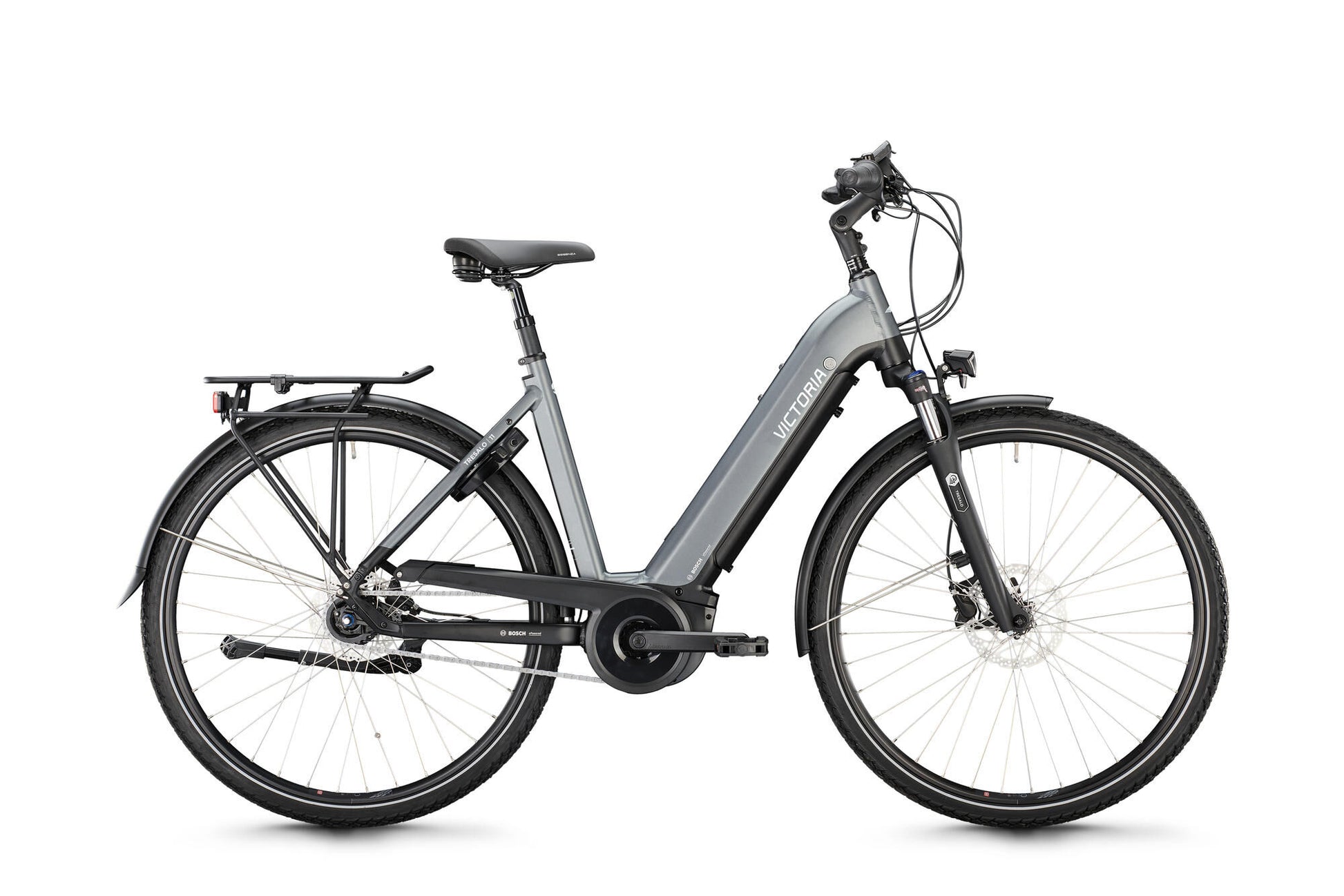 Victoria Electric Trekking Bike Tresalo 11 (# 1) Ebike Vict. Tresalo 11 28 51 7sp wave gris