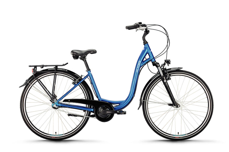 Vélo de ville Victoria classique 7 mod. 24 vélos vict.classic 7 28 55 entrée basse 7sp bleu