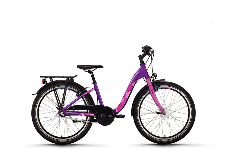 Vélo pour jeunes Victoria eqola 3 mod. 24 vélo vict.eqola 3 24 34 entrée basse 3sp violet foncé