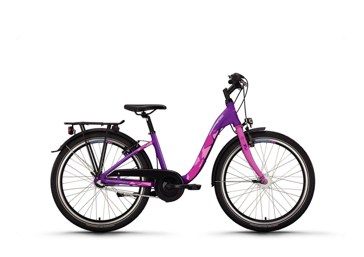 Vélo pour jeunes Victoria eqola 5 mod. 24 vélo vict.eqola 5 24 34 entrée basse 7sp violet foncé