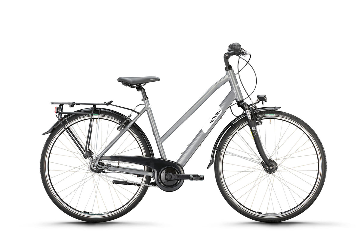 Vélo de trekking Victoria treqana 3 mod. 24 vélos vict.treqana 3 28 46 escaliers. 7sp coa.br. gris