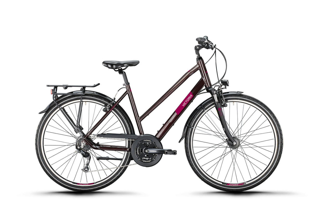 Victoria Trekking Bike Treqana 2 Mod. 24 vélo Vict.Treqana 2 28 51 escaliers. 24sp Rosso Brown
