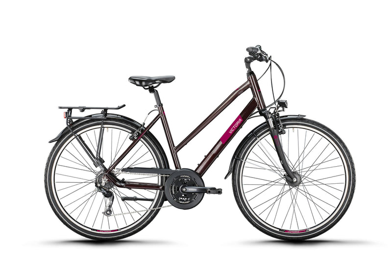 Victoria Trekking Bike Treqana 2 Mod. 24 vélo Vict.Treqana 2 28 51 escaliers. 24sp Rosso Brown