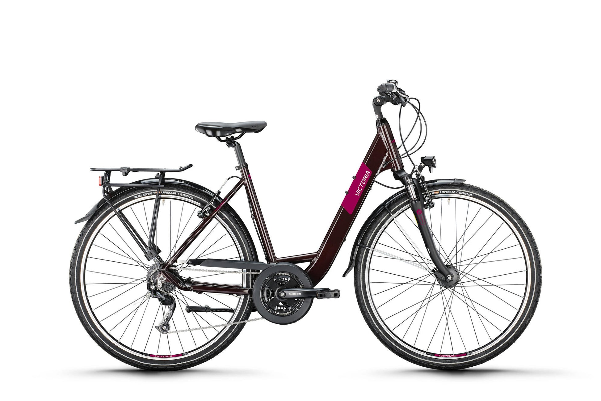 Victoria Trekking Bike Treqana 2 Mod. 24 vélo Vict.Treqana 2 28 46 Wave 24sp Rosso Brown