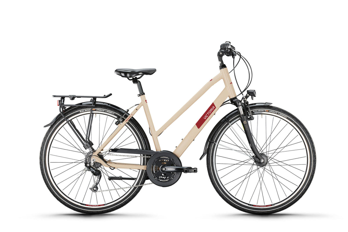 Victoria Trekking Bike Treqana 2 Mod. 24 Bike Vict.Treqana 2 28 46 escaliers. 24sp beige gris
