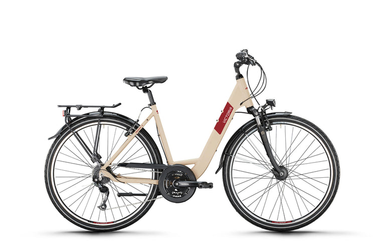 Victoria Trekking Bike Treqana 2 Mod. 24 vélo Vict.Treqana 2 28 51 Wave 24sp Grey Beige