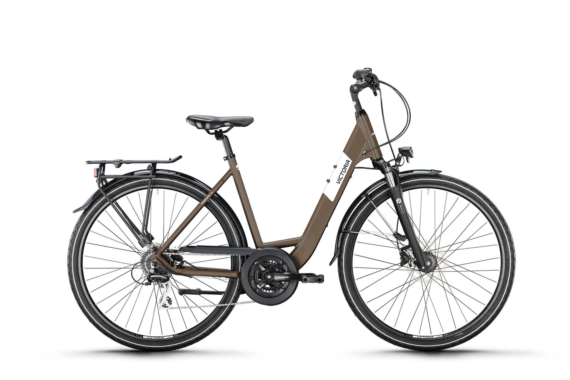 Vélo de randonnée Victoria treqana 4 mod. 24 vélo vict.treqana 4 28 46 vague 24sp gris terre
