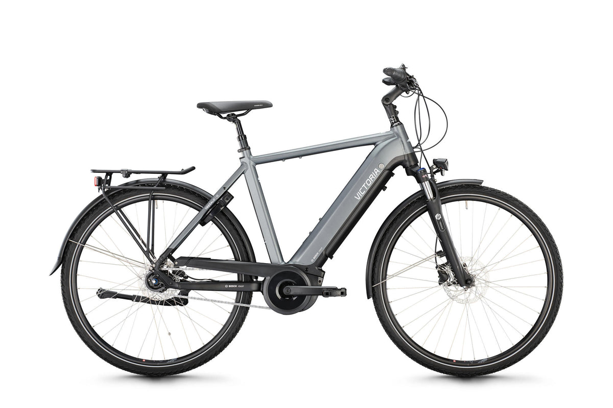 Victoria Electric Trekking Bike Tresalo 11 (# 1) Ebike Vict. Tresalo 11 28 55 7sp fh gris
