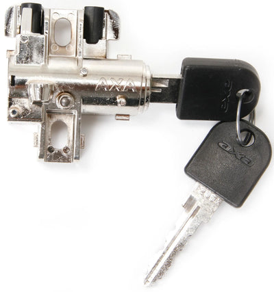 Serrure de batterie Axa, serrure de batterie bosch f. cadres, de 2014, noirs