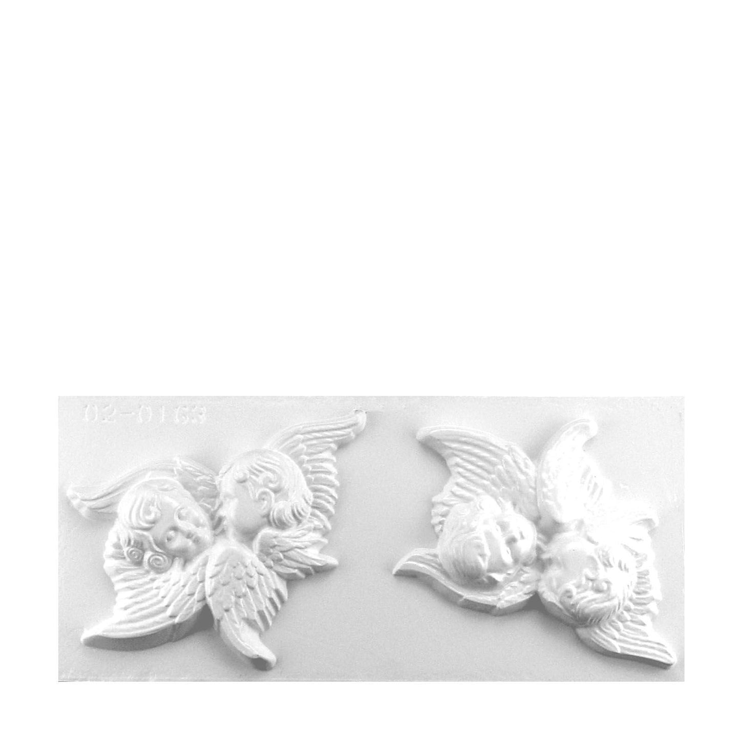 Vaessen creative • moule en plâtre 2 duos d'anges