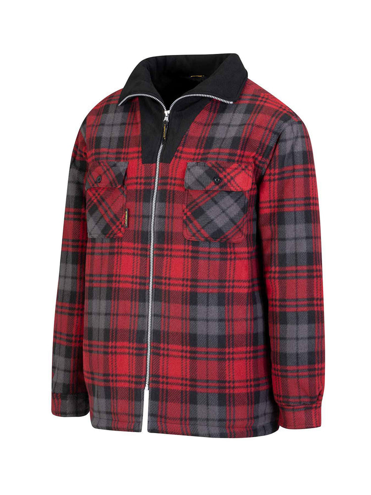 Storvik products gilet polaire bûcheron Stanley thermo rouge noir 3XL