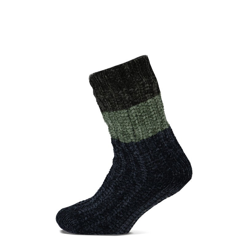Homesocks basset chenille color block assortiment 30 paires