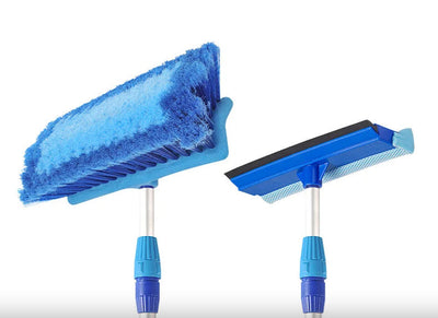 Jeu de brosses de lavage télescopiques Proplus 3m avec raclette éponge