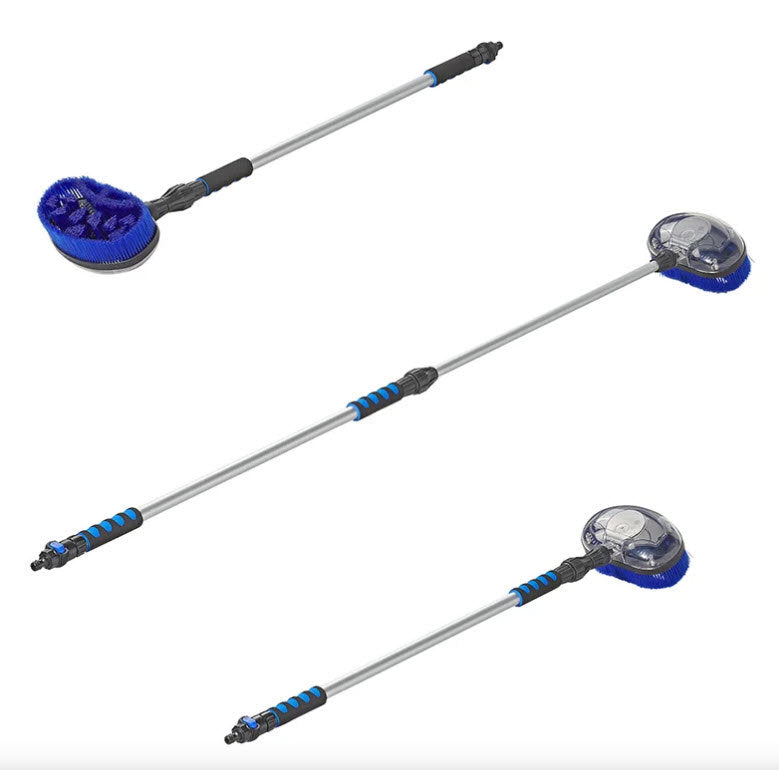 Ensemble de brosses de lavage télescopiques Proplus avec tête de brosse rotative