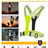 Gilet de sécurité de course LED,