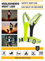 Gilet de sécurité de course LED, - afbeelding 2