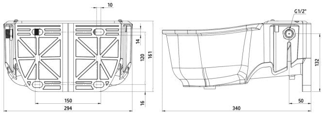 Abreuvoir flotteur bol flotteur en plastique s30 12 plastique 5l