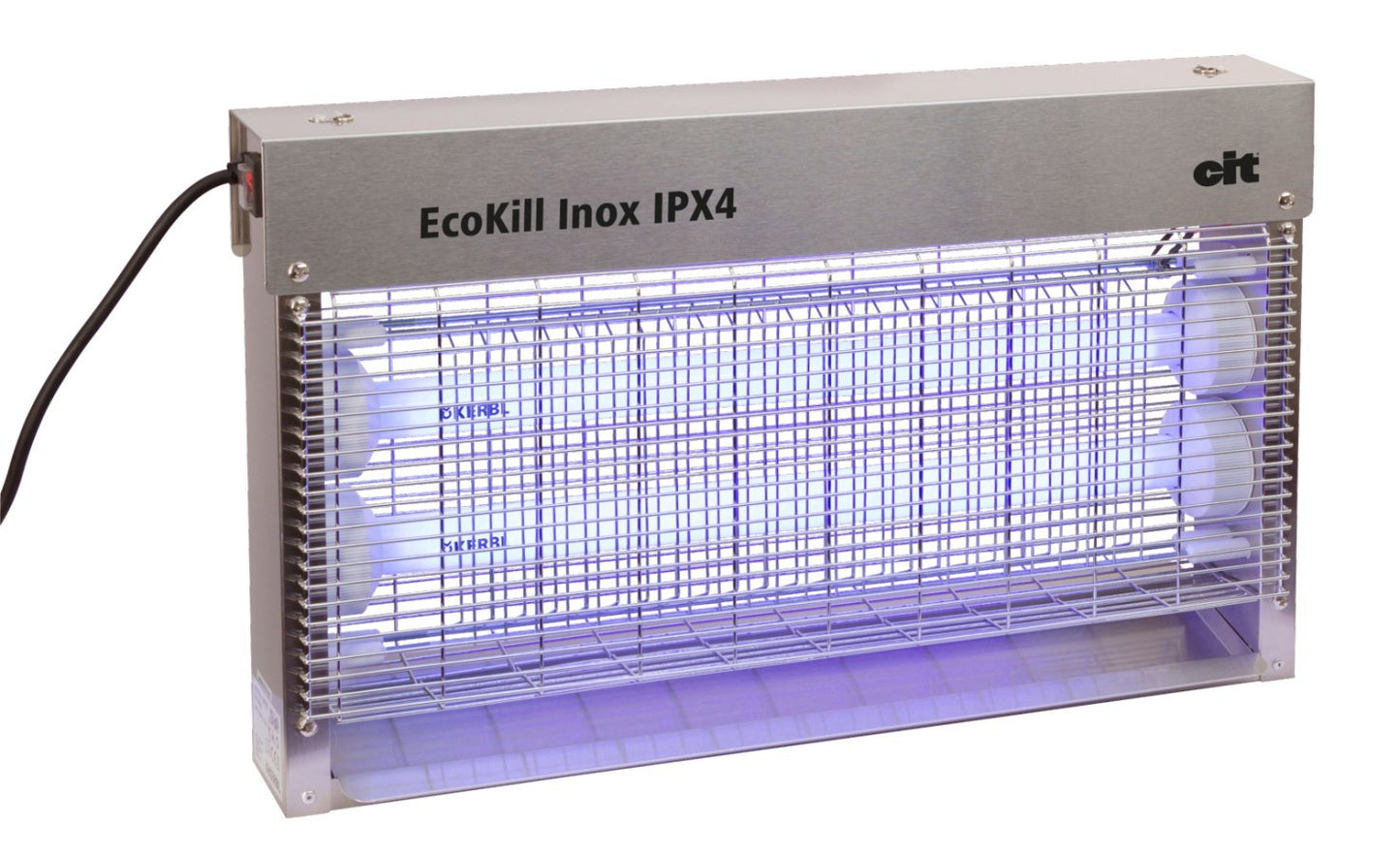 Boîte à mouche électrique Ecokill inox ipx4 2 x 15w