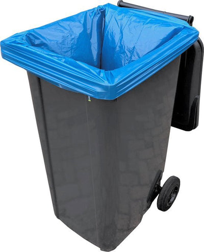 Sacs conteneur ldpe 6525 x 140cm t 70 bleu 240ltr