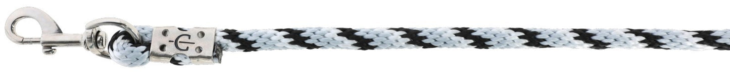 Corde de cou mustang mousqueton crochets argent-noir-blanc